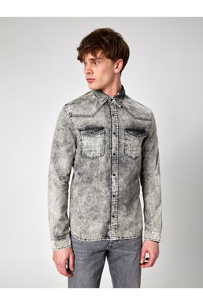 Loft Cămașă Slim Fit pentru bărbați U.sleeve