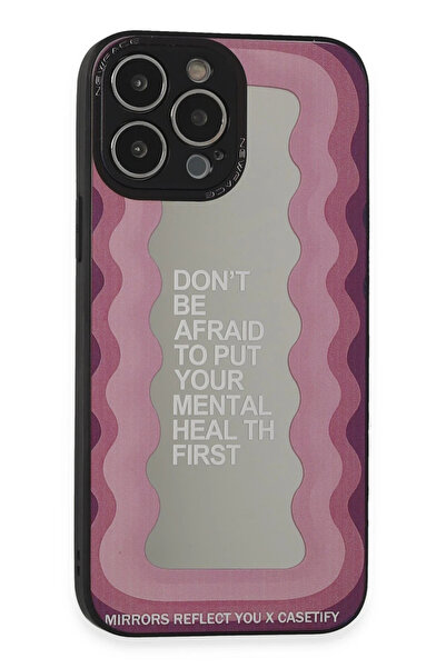 NewFace حافظة ايفون 13 برو ماكس مزخرفة بمرآة - مرآة - 11 1491458709