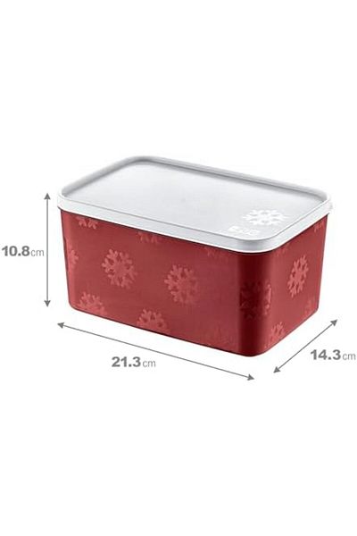 STOREMAX Sellbuystore No Frost Storage Container 2600 ml Carmen Red 1053513