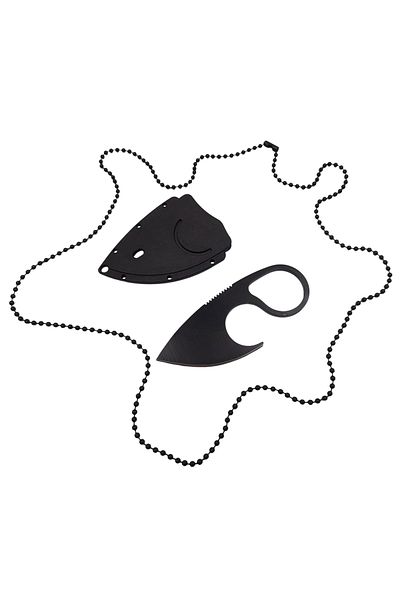 Depox Cuțit tactic de vânătoare IdeallStore®, Broken Trust, 8 cm, cuțit de lanț inclus