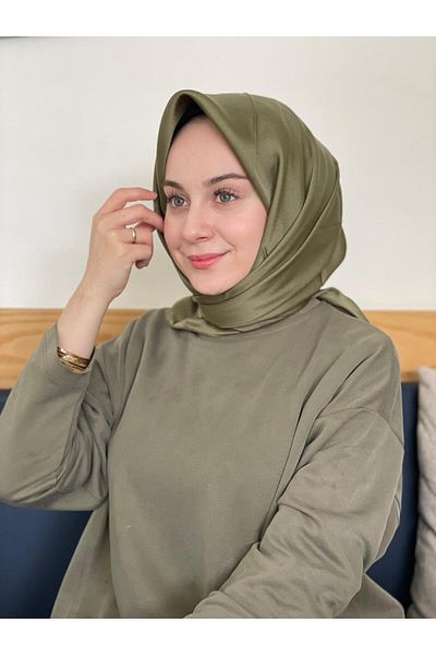 Siyane Κρυστάλλινο κασκόλ Olive Green Siyane Scarf