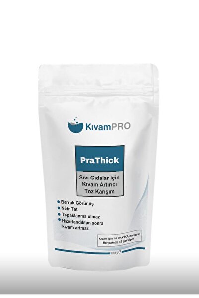 KıvamPRO Prathick Kıvam Arttırıcı (100 G Gıda Kıvam Verici