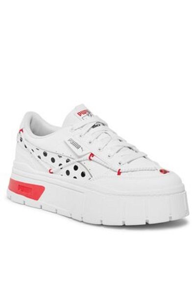 Puma adidași pentru fete 393906 albi