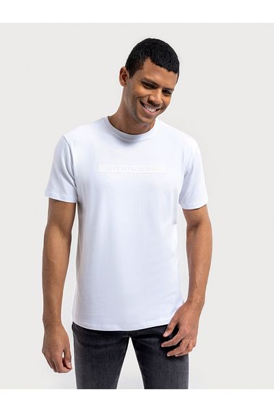 Loft Men's White T-Shirt - Lf2035838