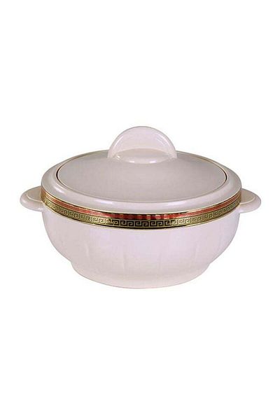 ROYALFORD Classic Delux Casserole White with Gold 1.6 Liters