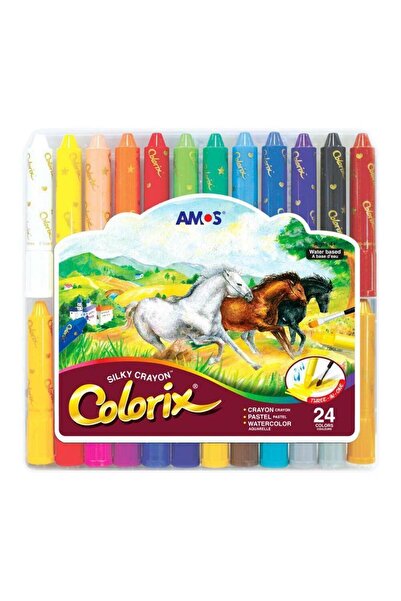Amos Colorıx Boya Plastik Kutu 24 Lu Crx 5Pc24