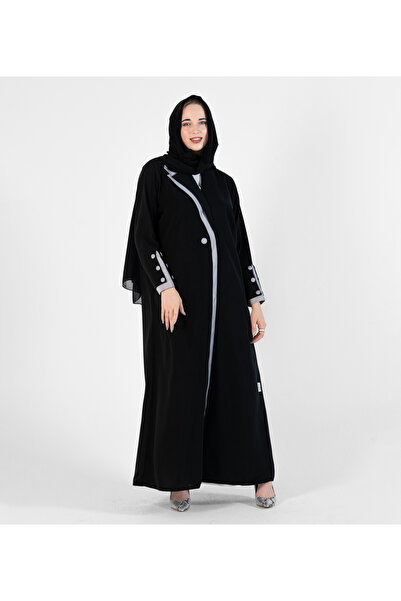 Rosette Abaya Black-R-202427