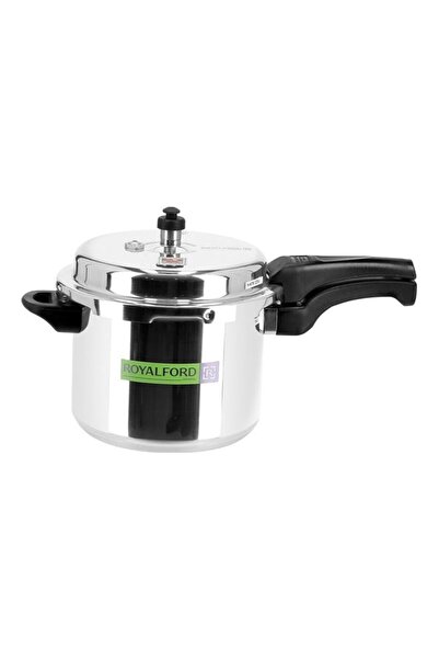 ROYALFORD Aluminum Pressure Cooker Silver 7.5 Liters