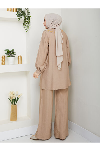 SG SARİALGİYİM New Season Baby Collar Super Quality Summer Comfortable Bottom Top Double Set