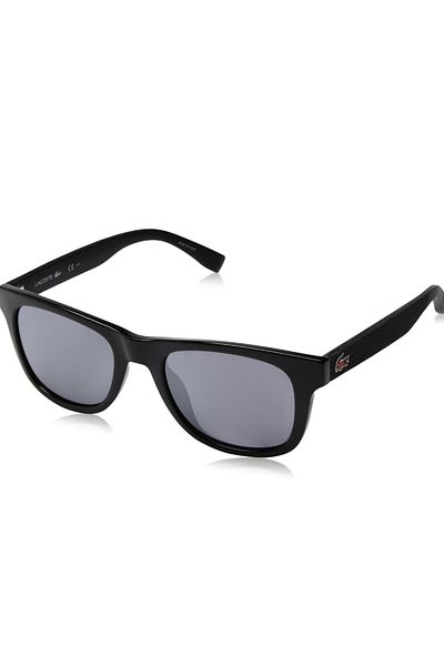 Lacoste Matte Black Square Sunglasses L90SOG 001 Size 52