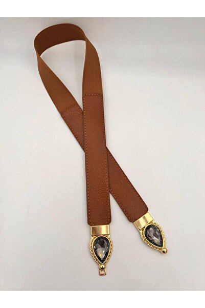 Descoin Curea de damă cu cataramă aurie cu pietre, curea de rochie, curea de ...