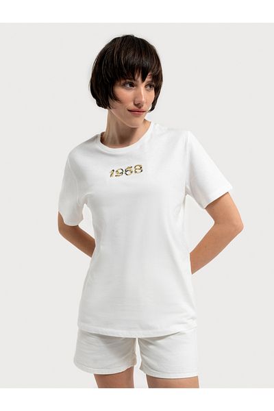 Loft Tricou de damă cu ajustare normală - mâneci