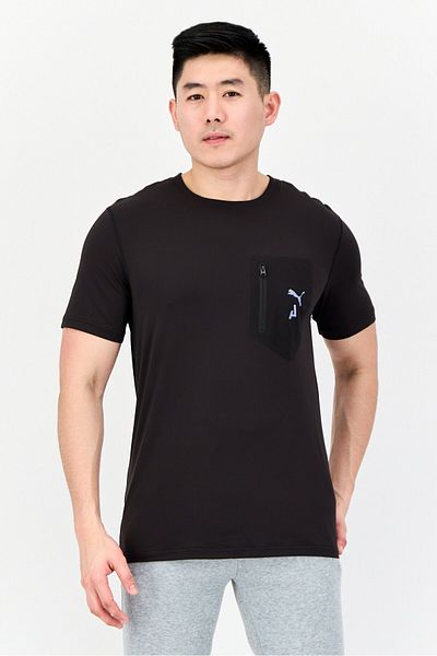Puma Men Sportswear Fit Short Sleeve Training T-shirt, Black