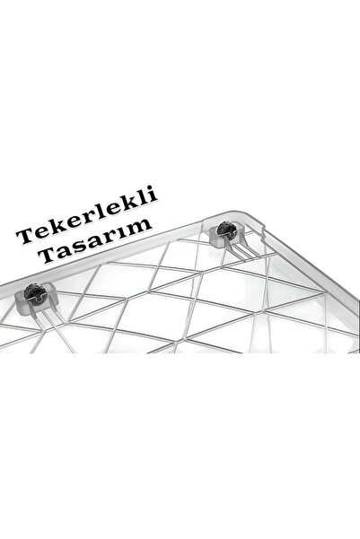 Usviva Home 60 Litre Eğlenceli Desenli Tekerlekli Oyuncak Kutusu – Çocuklar Bayılacak!