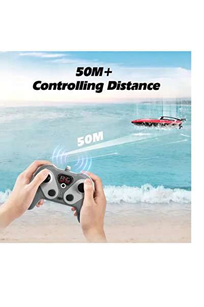 FELİTE UZAKTAN KUMANDALI ŞARJLI 50 Metre Mesafeli Sürat Motoru Tekne (Ürünün Videosundan İzleyebilirsiniz)