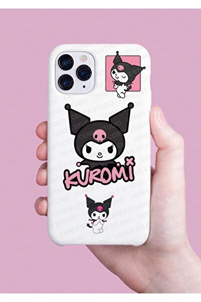 Ceres Studio Şeffaf Kuromi Sanrio Su Geçirmez Sticker - My Melody Hello Kitty Cinnamoroll Etiket Seti