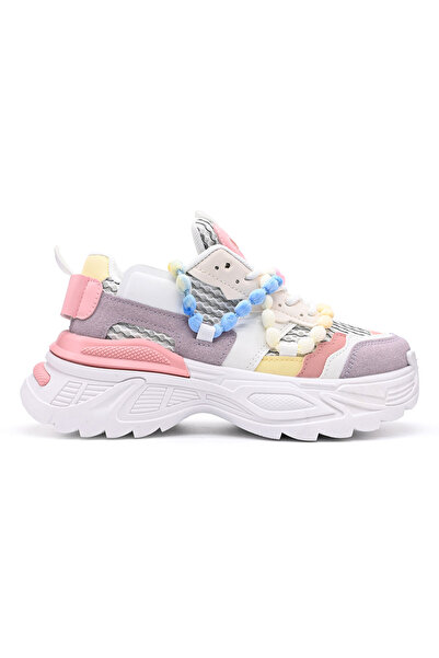 Tmall Pantofi sport pentru femei, cu inserții de plasă, D1392, multicolori