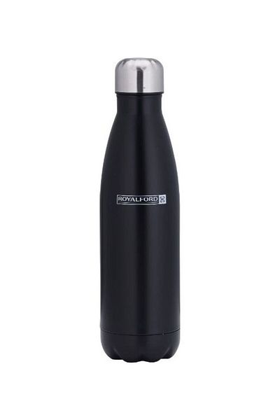 ROYALFORD Vacuum Stainless Steel Drink Bottle Black 750ml