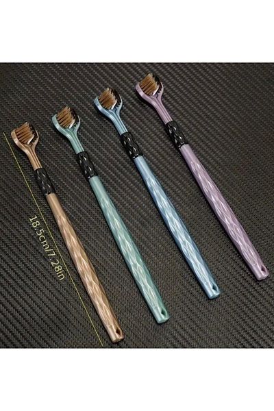 ALBTEKS Tooth Brush 3 Head Toothbrush (6 Pieces)