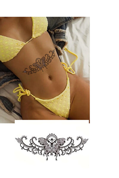 TAKIŞTIR Geçici Kelebek Figürlü Büyük Boy Dövme Tattoo