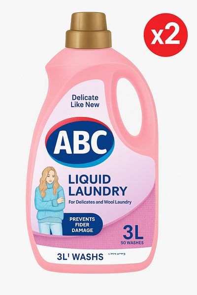 ABC X2-ABC LIQUID DETERGENT - DELICATE 3 L