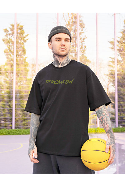 Dream On – Baskılı Oversize Tişört
