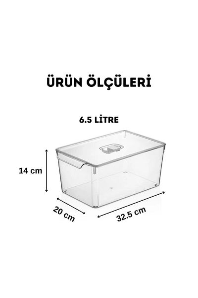 Espas Home Refrigerator Cabinet Organizer Organizer Single with Cover (Maxi)