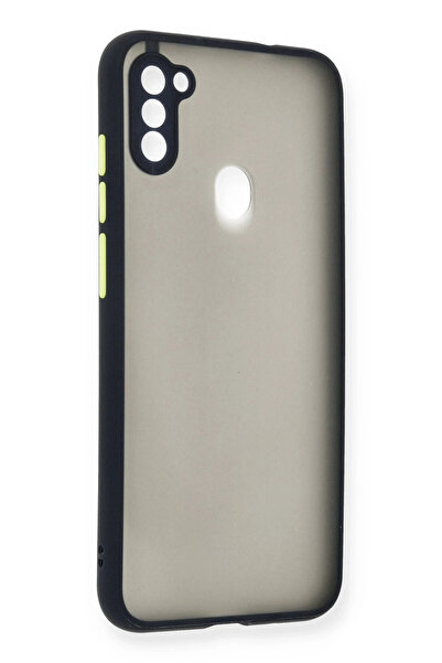 NewFace غطاء حماية سيليكون مونتريال لهاتف سامسونج جالاكسي A11 - أزرق داكن YNSMR