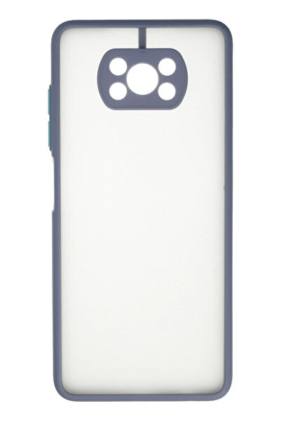 NewFace غطاء حماية من السيليكون لهاتف Xiaomi Pocophone X3 مونتريال - رمادي ALSAT