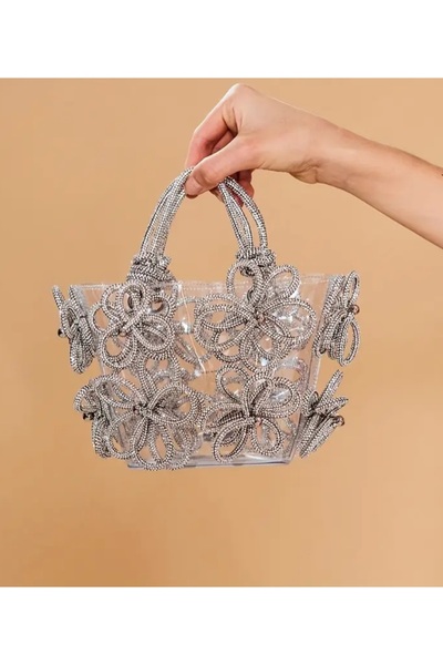 ARONA Women's Bag Handbag Transparent Stone