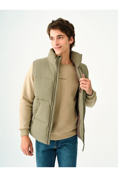 Loft Light Khaki Men's Vest - Lf 2036838