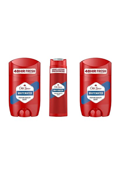 Old Spice 400ml Duş J+50ml Deo Stickx2 White Water