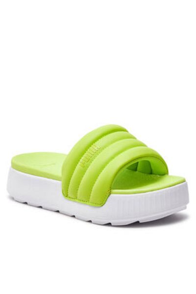 Puma women's flip-flops 395399 green