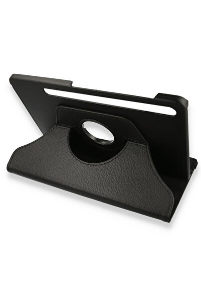 NewFace سامسونج جالاكسي X800 تاب S8 بلس 12.4 حافظة 360 حافظة جلدية للكمبيوتر اللوحي - أسود ZRNET