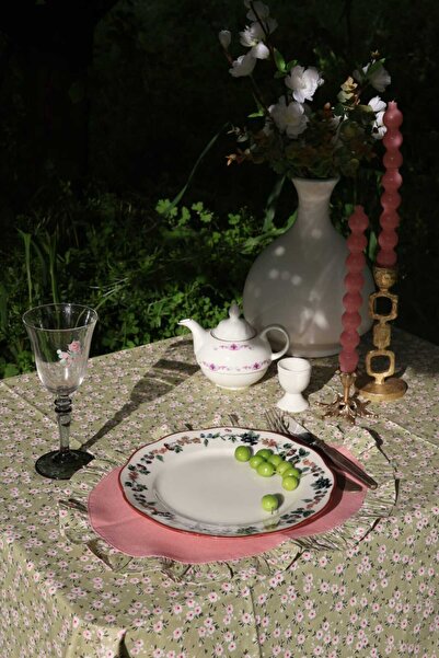 vintagetasarım خدمة أمريكية بيضاوية 2 قطعة