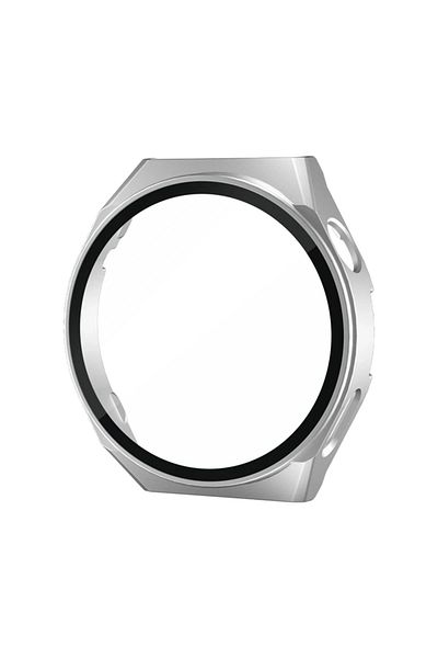 NewFace Huawei Watch Gt2 46mm Dota Glass Case Screen Protector - Silver Alsat