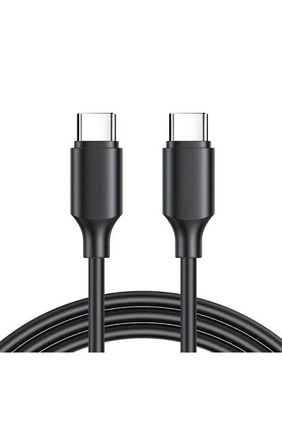 CLASSLIGHTS Cablu USB C - USB C 100W PD, încărcare rapidă, 1.5M Negru, ElectroAZ