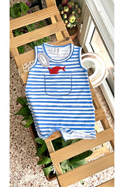 Happy Moon Bebek giyim pamuklu yazlık tulum şort atlet body zıbın rahat terletmez romper Happy Moon