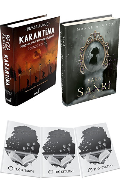 İndigo Kitap الحجر الصحي 3 مجلدات وساكا والوهم 2 مجلدات + هدية
