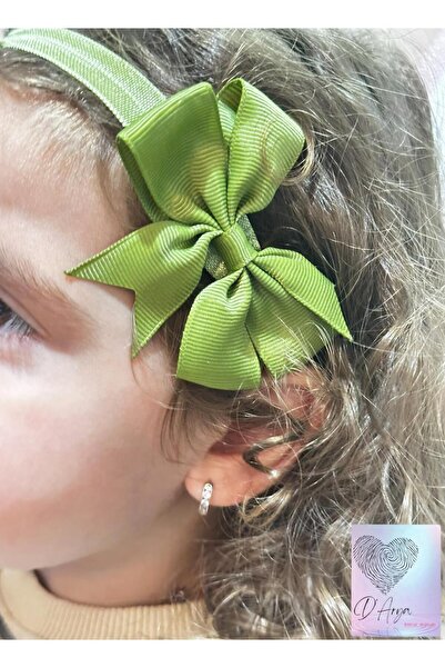Darya Dd188 Green Bow Baby & Kids Hair Band