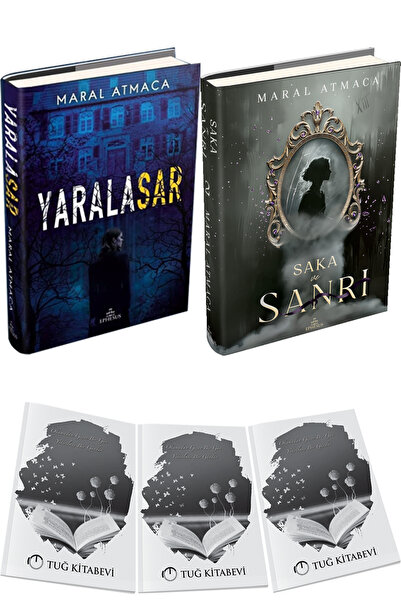 Ephesus Yayınları Yaralasar 1 Ciltli ve Saka ve Sanrı 2 Ciltli + Hediyeli