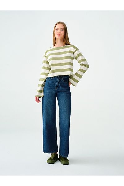 Loft Women's Crop Blouse - Relaxed Fit, Sleeves