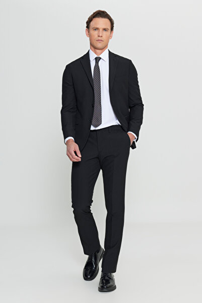 ALTINYILDIZ CLASSICS Altınyıldız ACE030252249 Siyah Erkek Slim Fit Takım Elbise