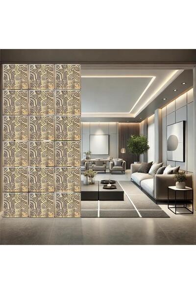 Yc Dekor Ahşap Paravan Sarkıt Paravan Seperatör Oda Bölücü Ayırıcı 4 Adet 40*40
