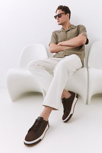 Yaya by Hotiç Braune Herren-Freizeitschuhe 02AYY 308490 A480