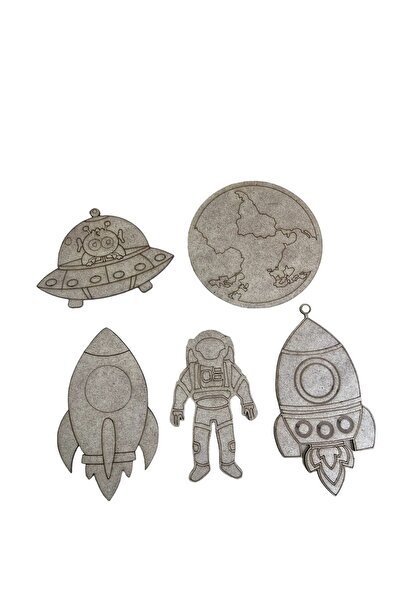 OES HOME مجموعة من 5 أدوات فضائية ولوحة بشرية للدورة المدرسية ونشاط رياض الأط...