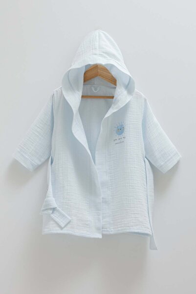 Caramell Güneş Desenli Bebek Bornoz