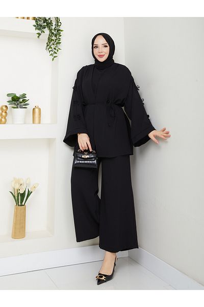 SG SARİALGİYİM New Season High Quality Special Design Casual Turtle Bottom Top Triple Suit