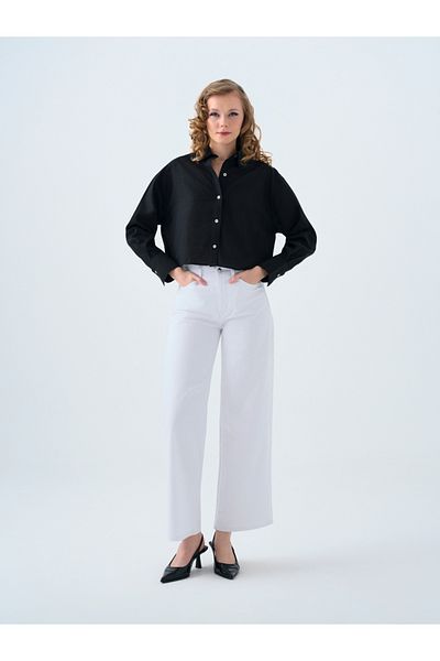 Loft Loose Long Crop Women's Shirt U.Sleeve