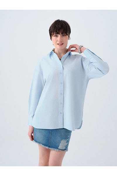 Loft Cămașă oversize pentru femei U.Sle